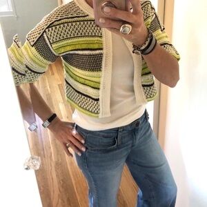 Missoni Cropped Striped Cardigan